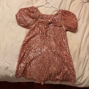 Zara Rose Gold Sequin Top